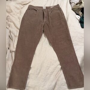 Flint and Tinder Brown 33x30 Corduroy Pants for Men